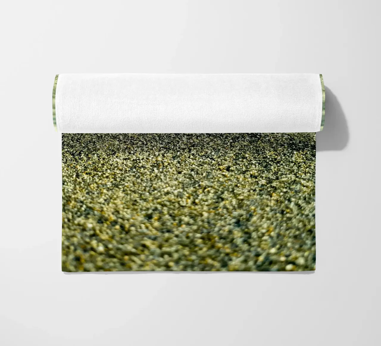 Wüste mit Grün Strandtuch von life of sands