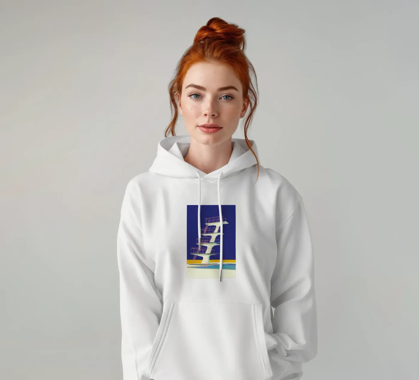 Diving Tower hoodie van Rosi Feist