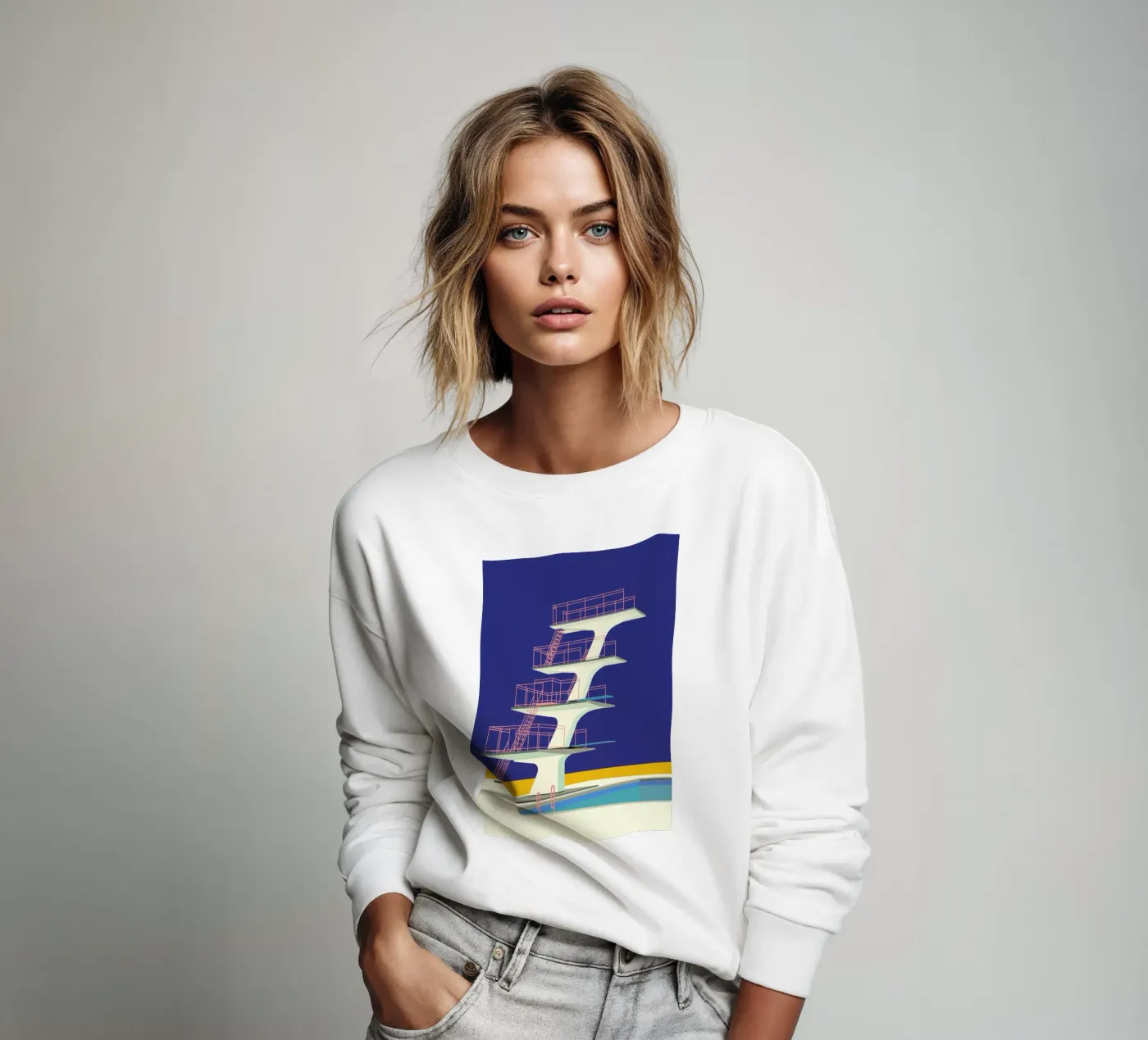 Diving Tower felpa da Rosi Feist