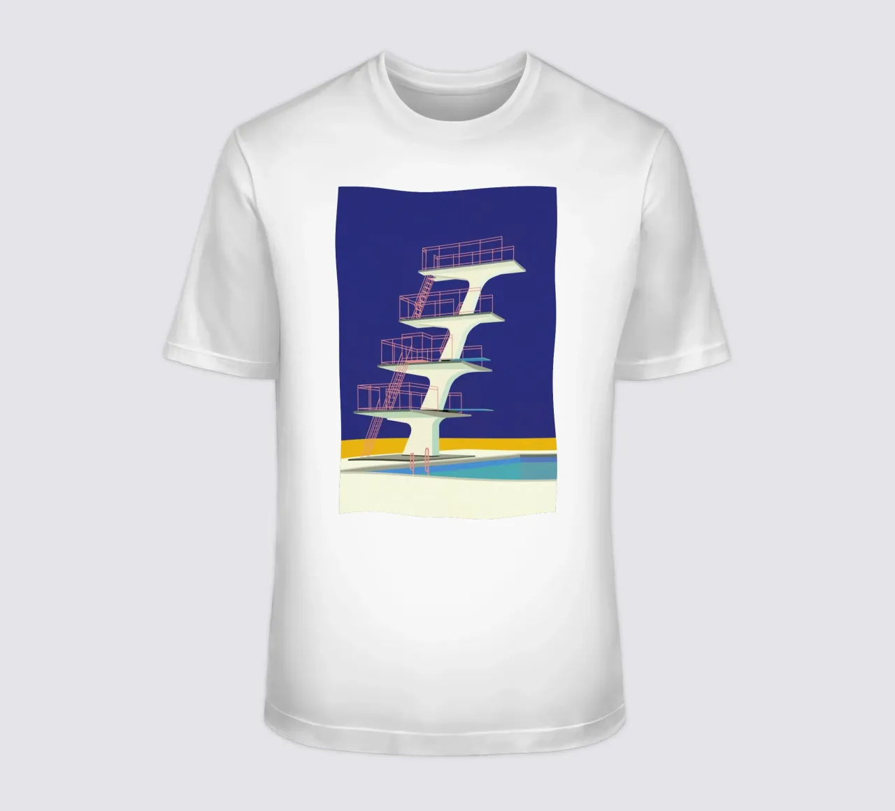 Diving Tower t-shirt da Rosi Feist