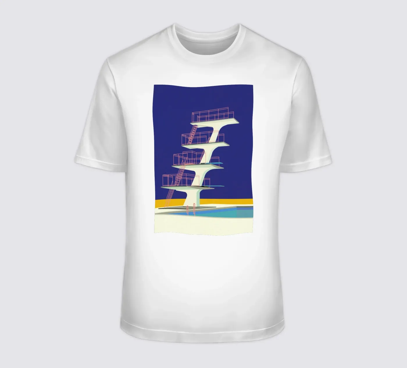 Diving Tower t-shirt da Rosi Feist