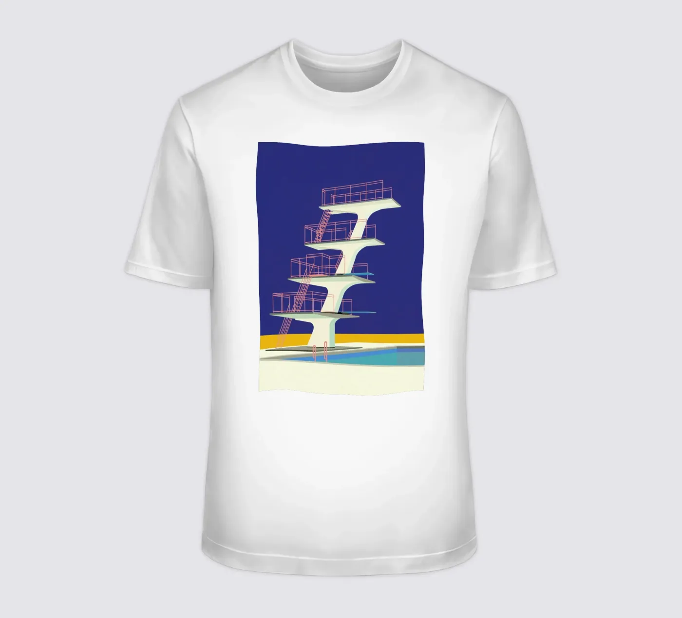 Diving Tower t-shirt da Rosi Feist