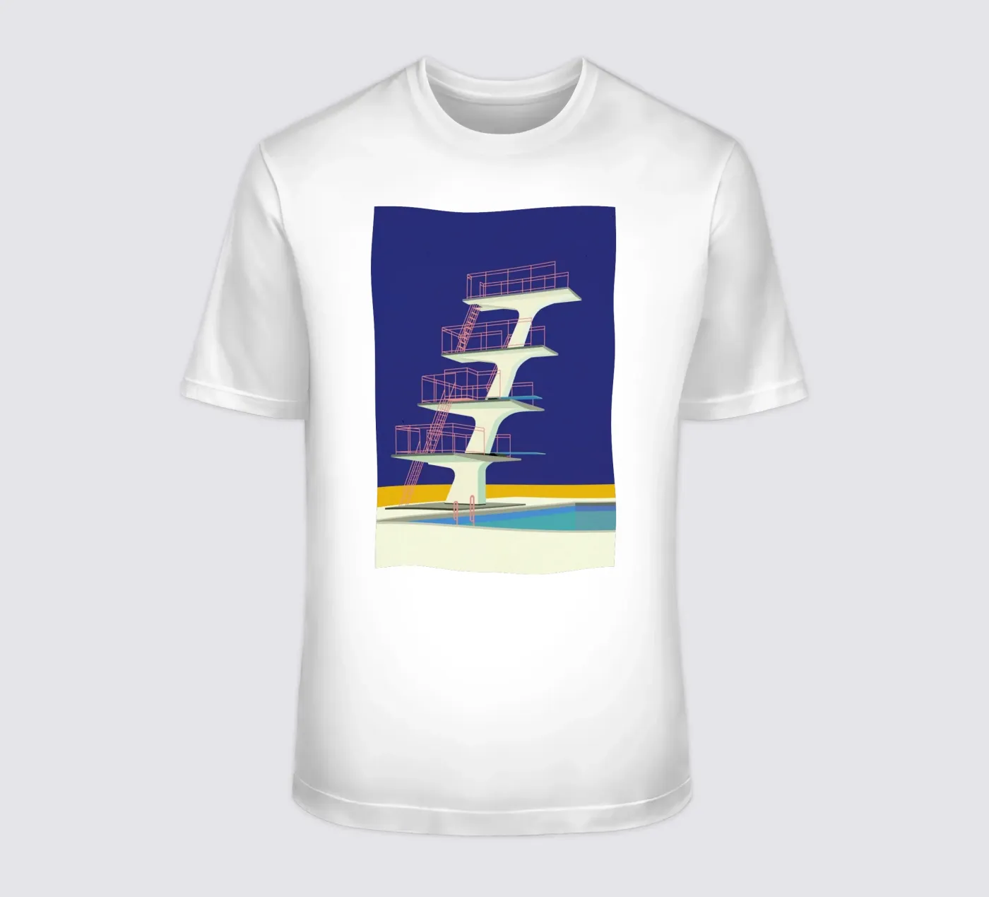 Diving Tower t-shirt da Rosi Feist