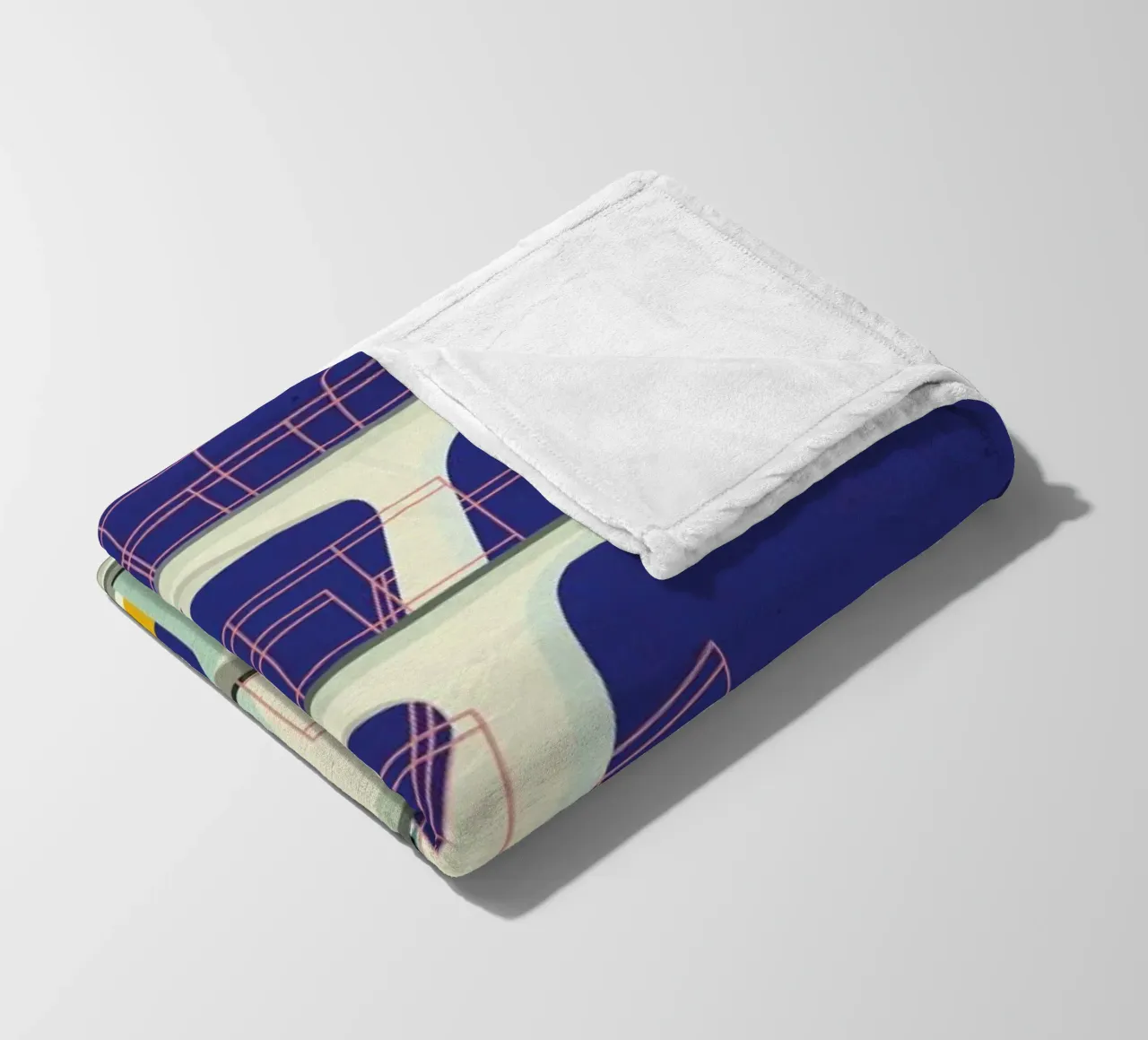 Diving Tower Fleecedecke von Rosi Feist