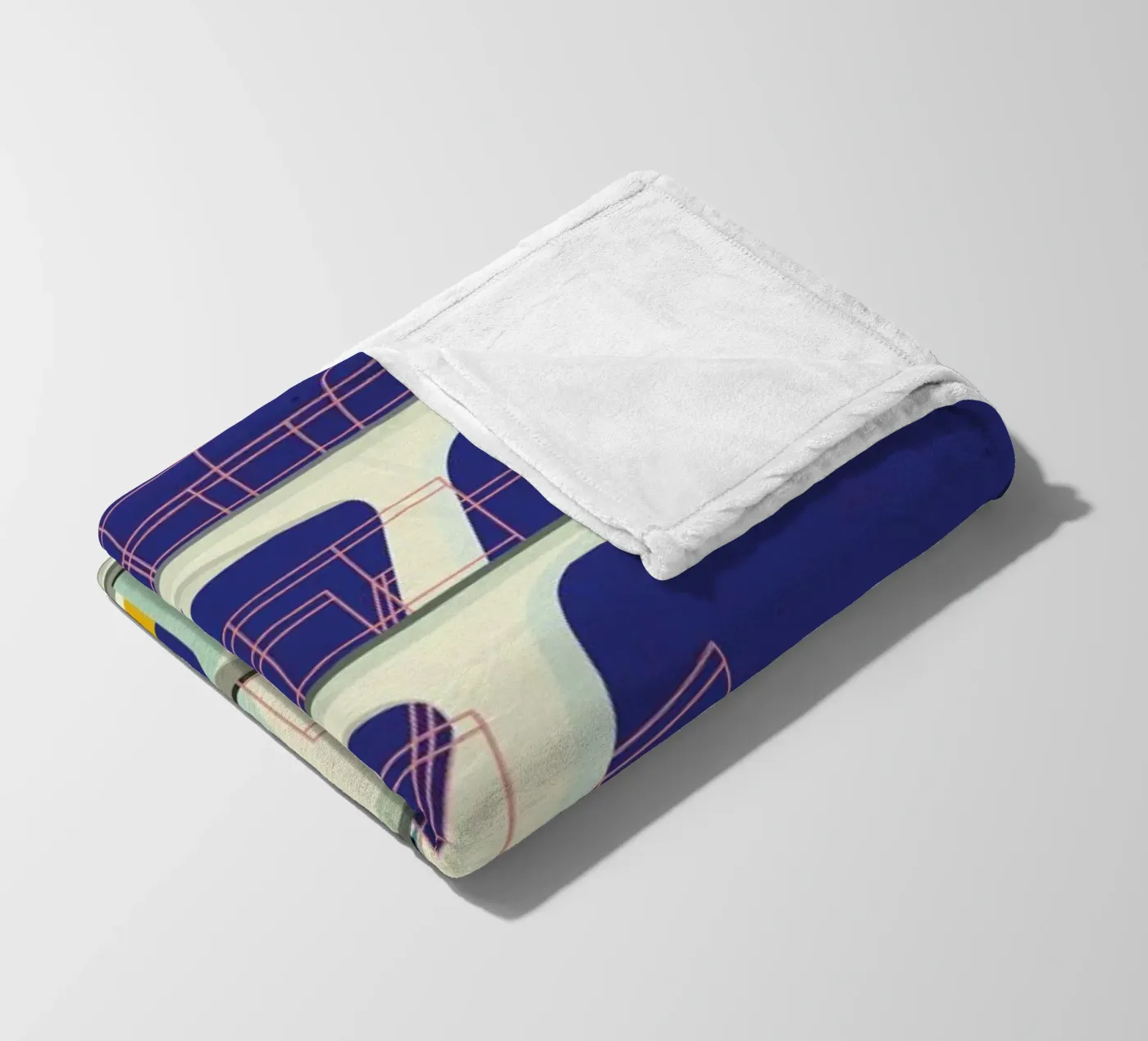 Diving Tower Fleecedecke von Rosi Feist