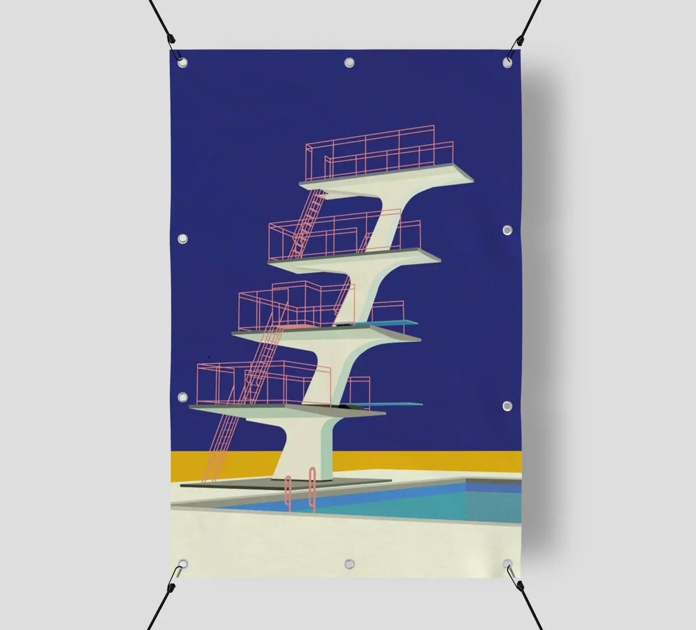 Diving Tower PVC Plane von Rosi Feist