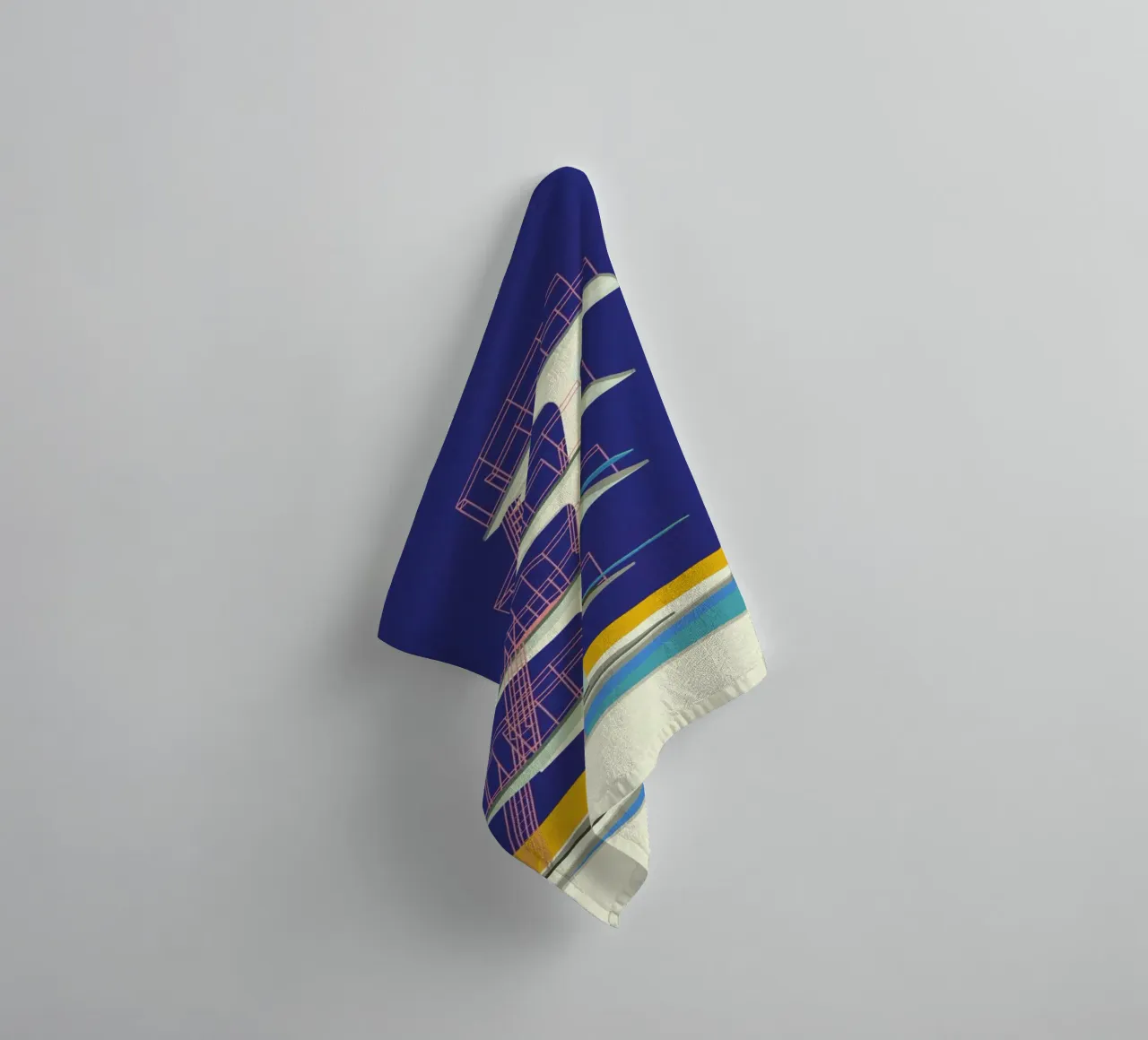 Diving Tower Handtuch von Rosi Feist