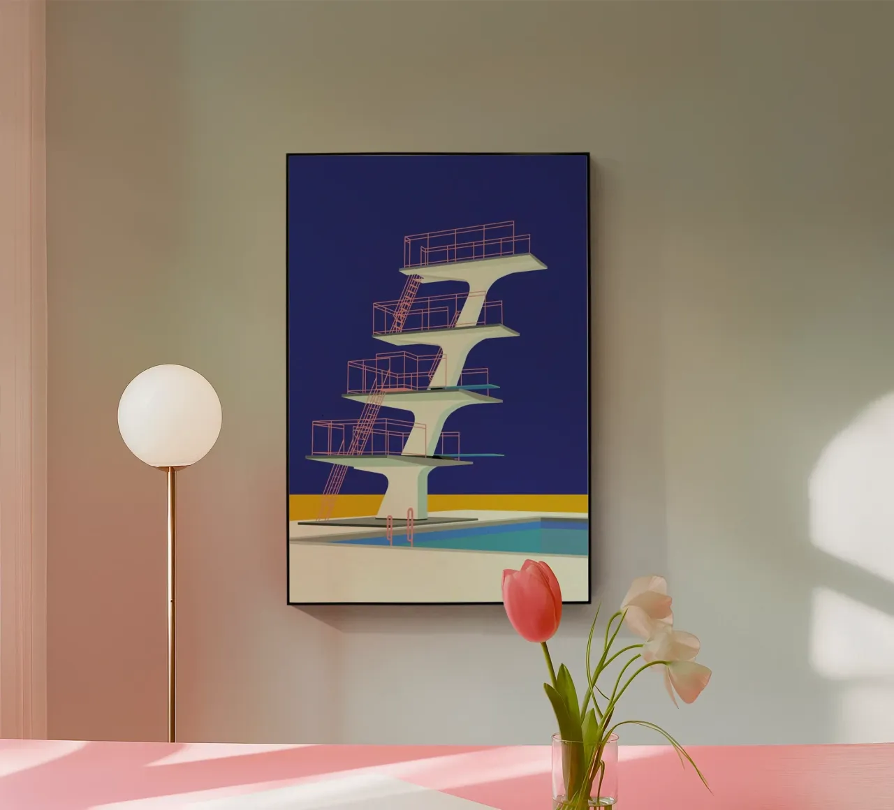 Diving Tower plexiglass da Rosi Feist