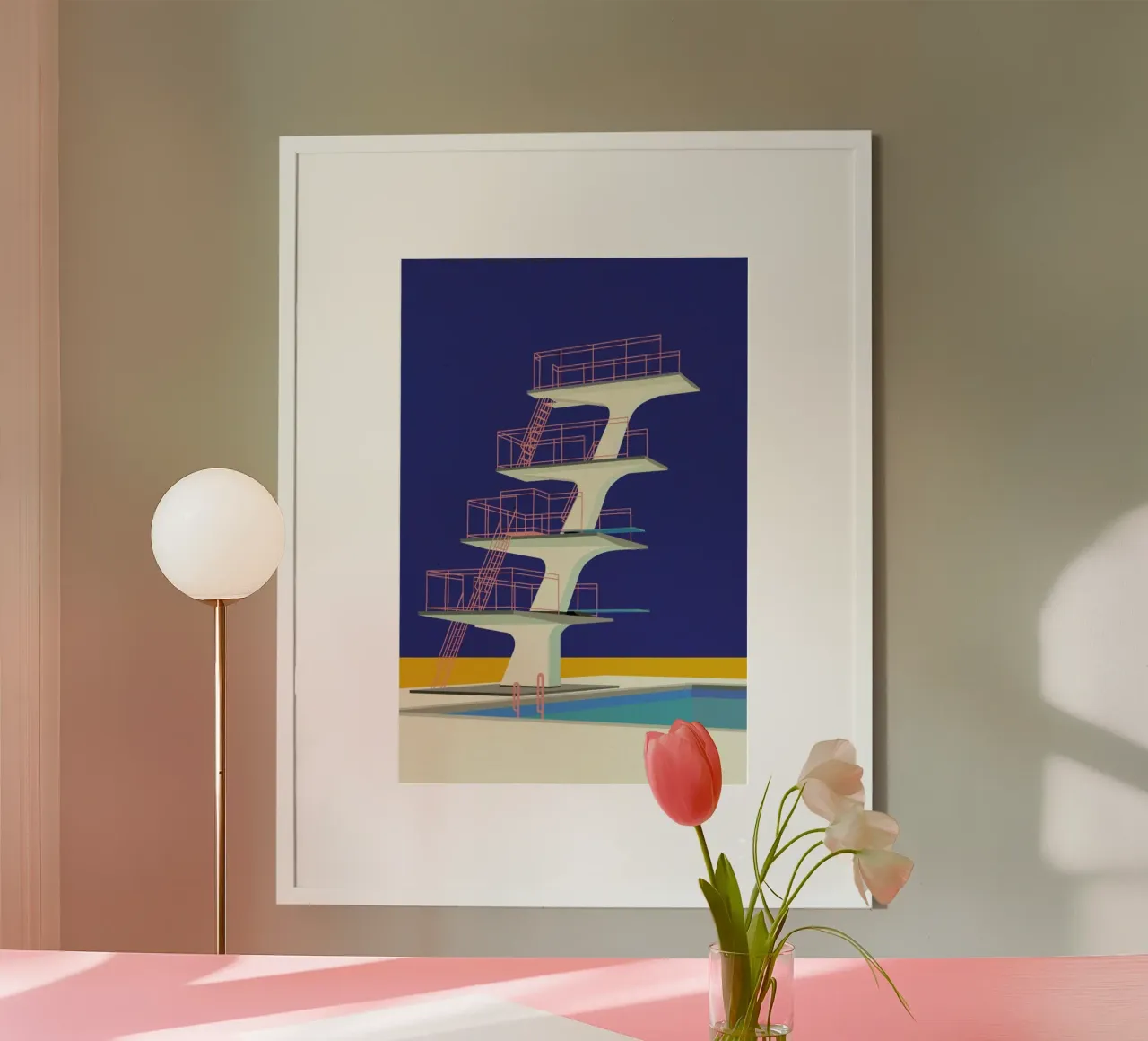 Diving Tower poster da Rosi Feist