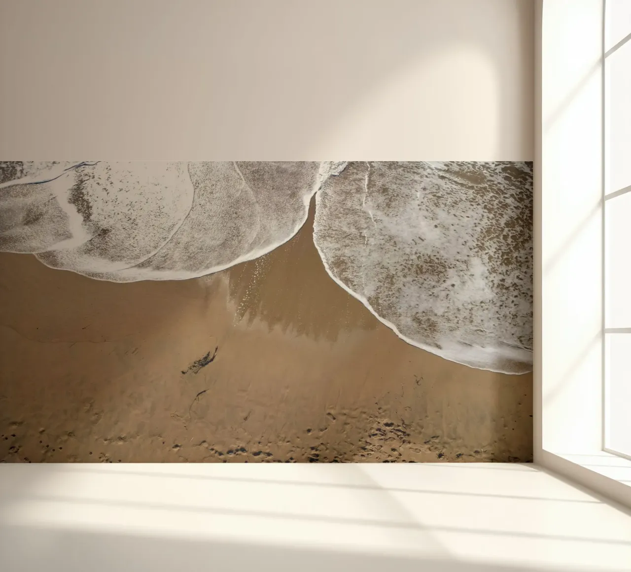 wave in tide patterns photo wallpaper by life of sands