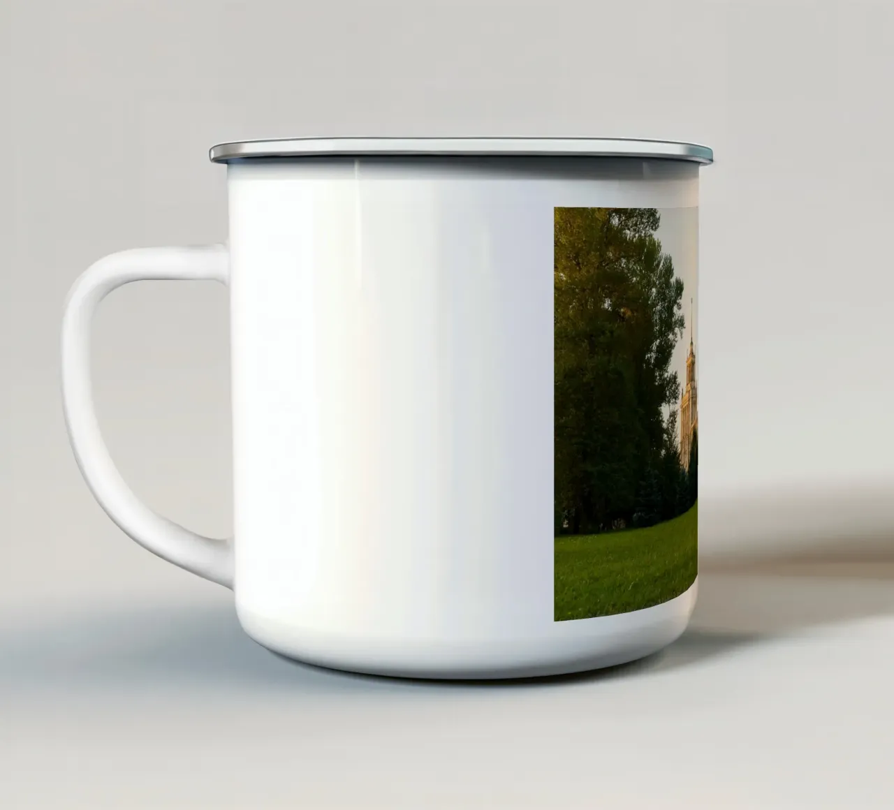 Verde tazza in smalto da Classic