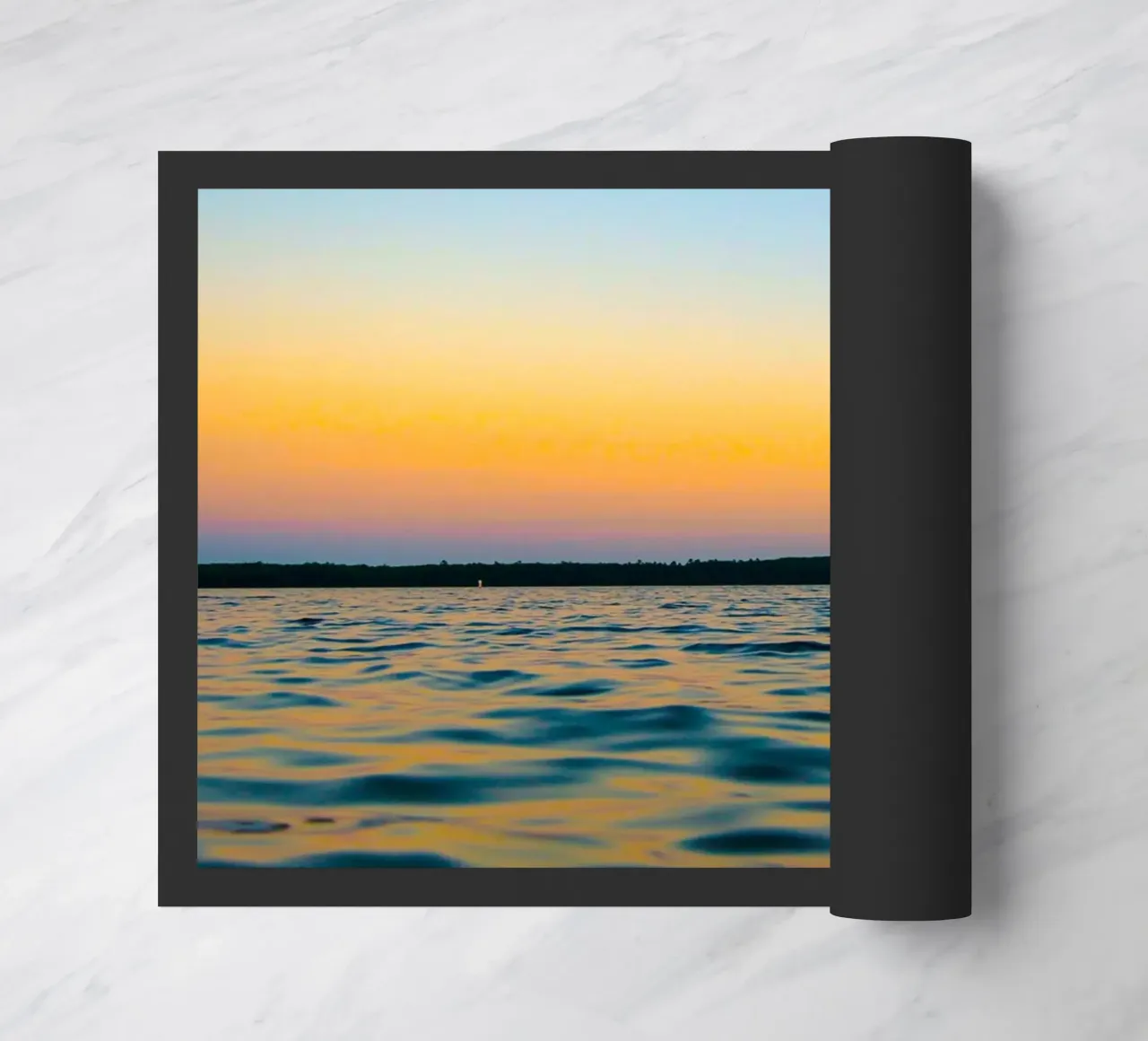 riflessione gradiente oceano e cielo zerbino da life of sands