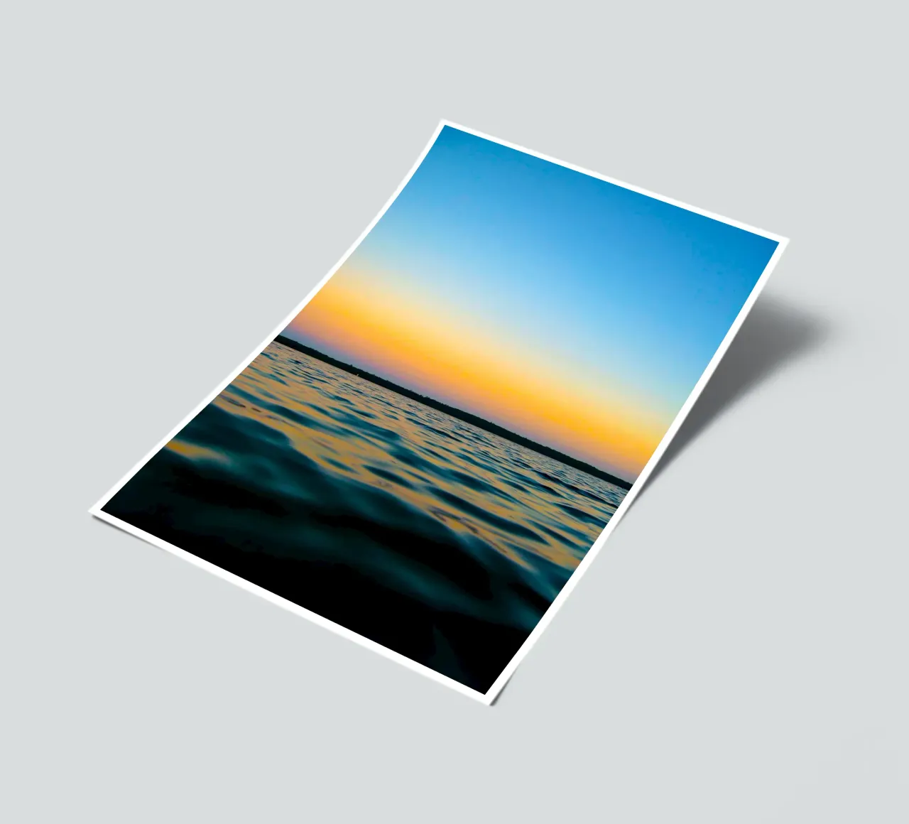 riflessione gradiente oceano e cielo foglio adesivo da life of sands