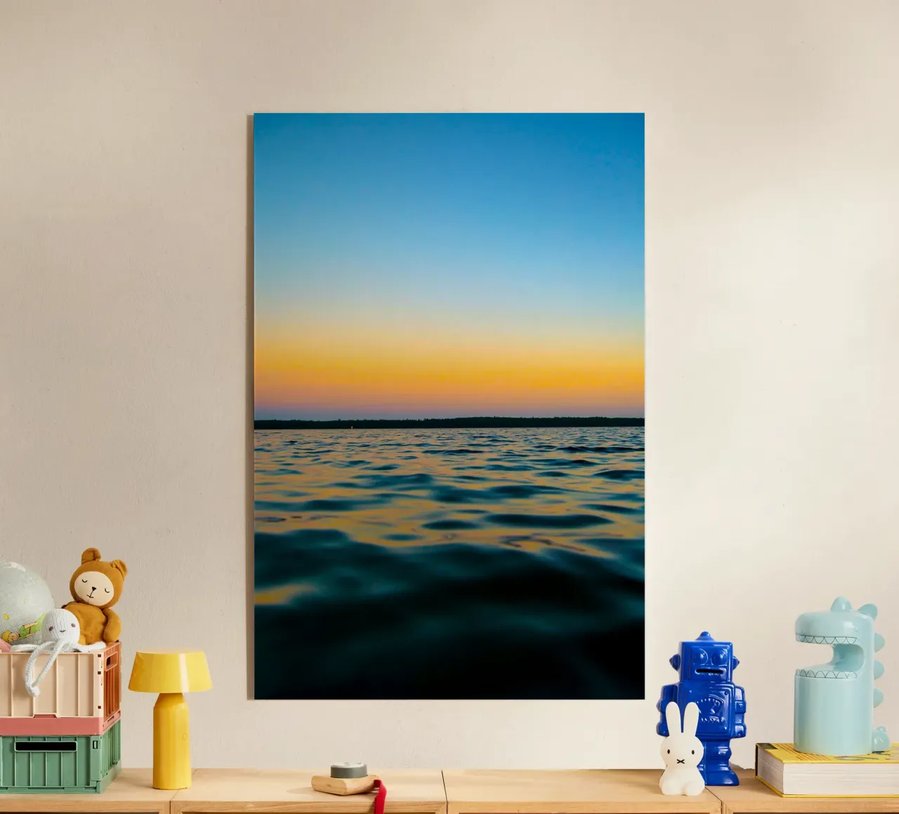 riflessione gradiente oceano e cielo plexiglass da life of sands