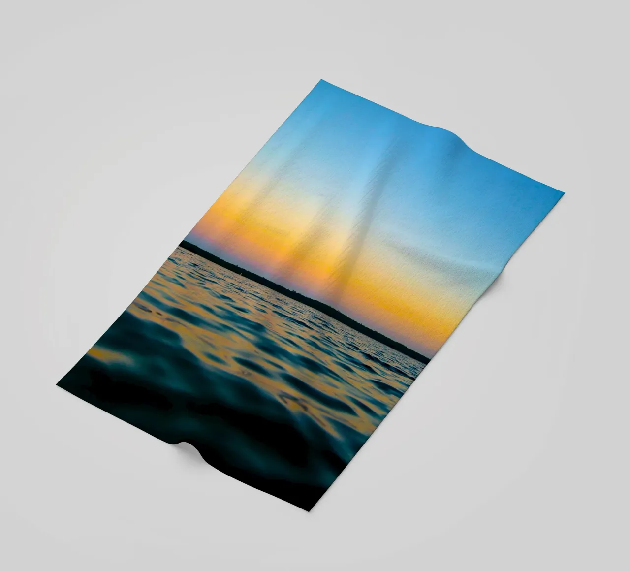 riflessione gradiente oceano e cielo telo mare da life of sands