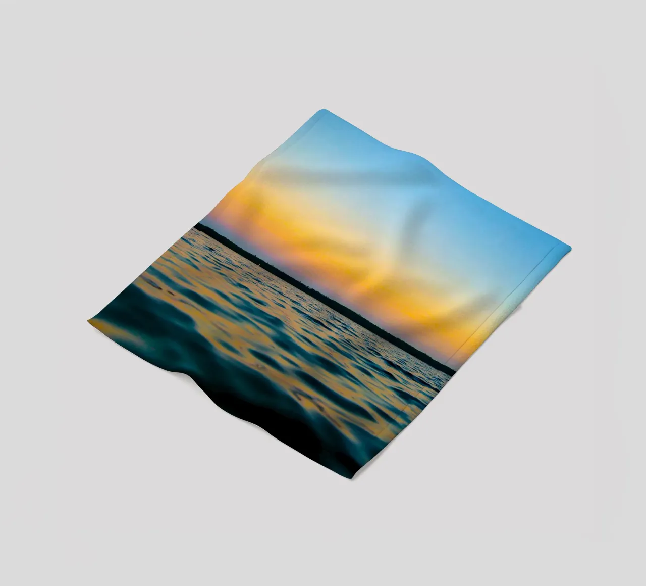 riflessione gradiente oceano e cielo coperta in pile da life of sands