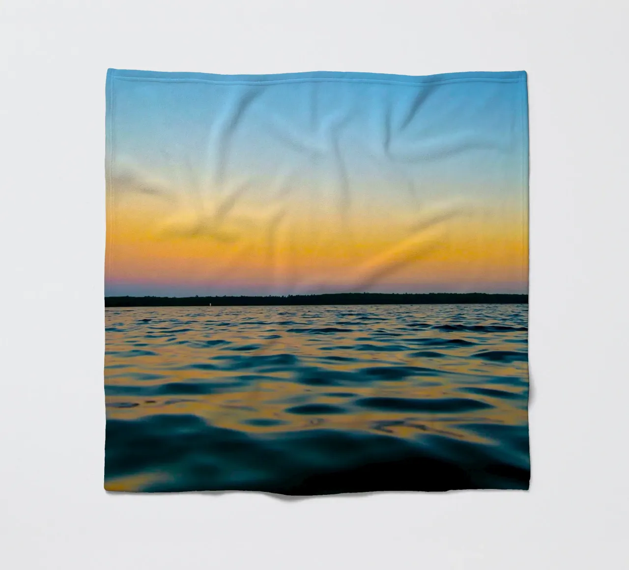 riflessione gradiente oceano e cielo coperta in pile da life of sands