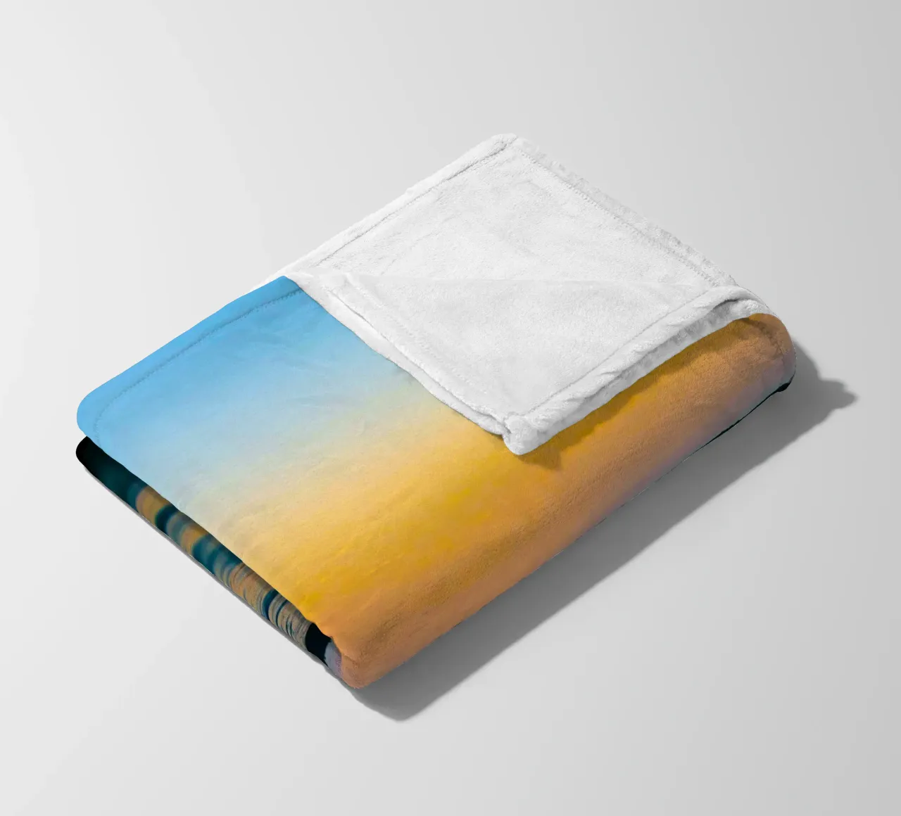 riflessione gradiente oceano e cielo coperta in pile da life of sands