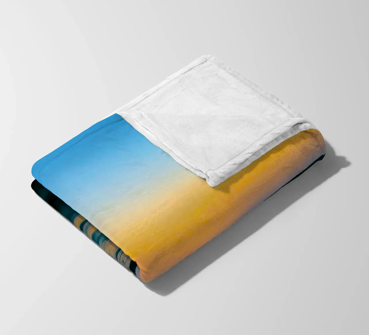 riflessione gradiente oceano e cielo coperta in pile da life of sands