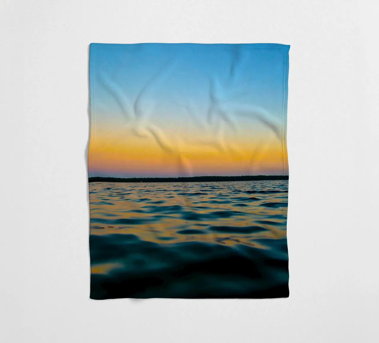riflessione gradiente oceano e cielo coperta in pile da life of sands