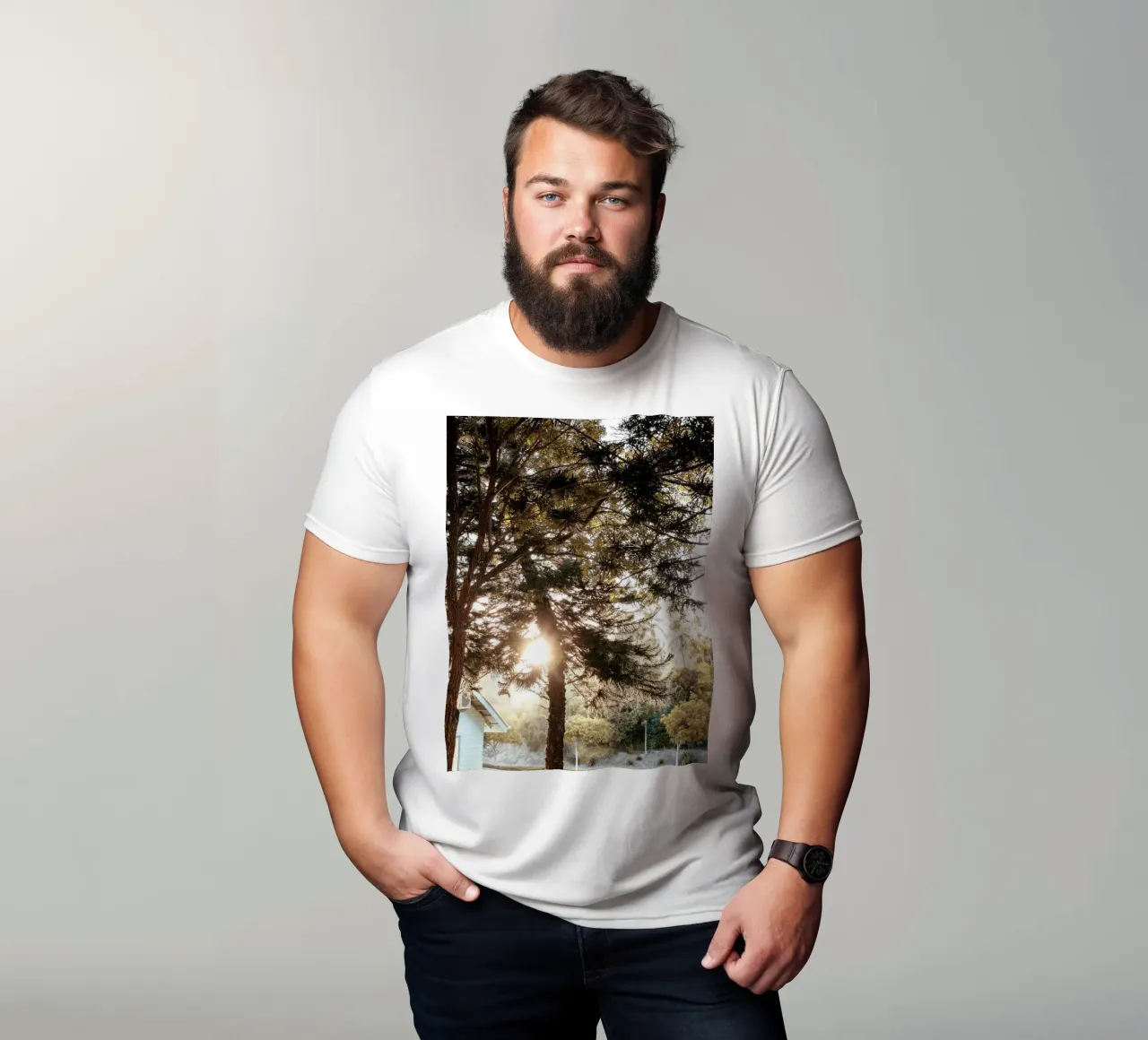 raggi di sole e giardino t-shirt da life of sands