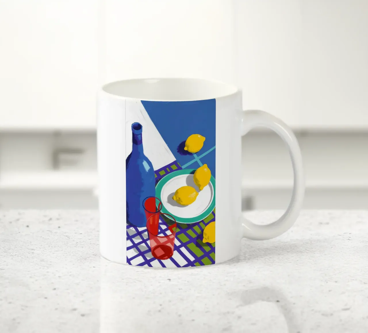 Semplicità del vino al limone tazza in ceramica da Peak Delusion
