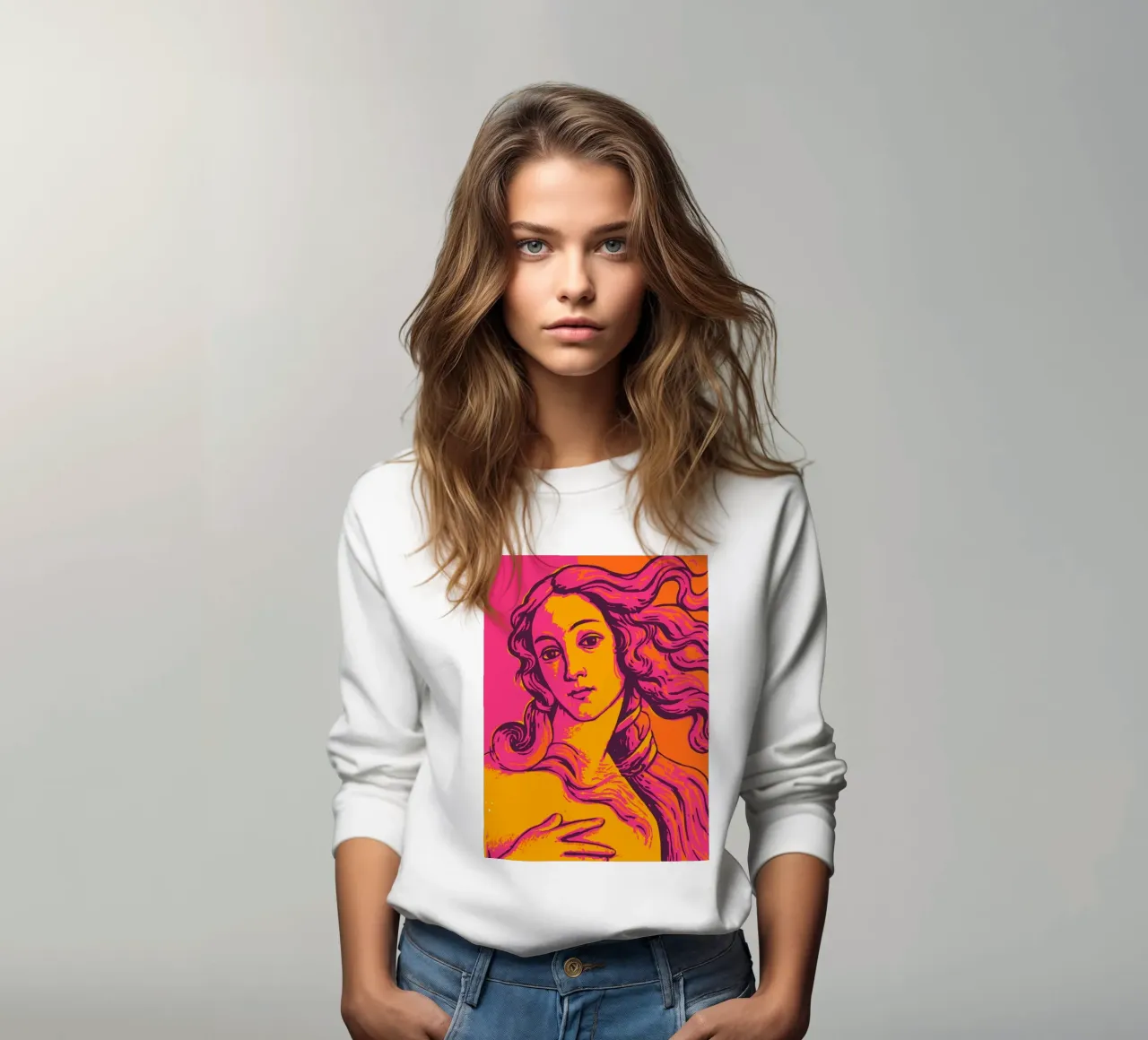 Botticelli (Venus without frame) felpa da treechild