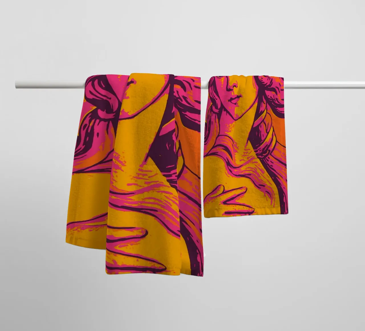 Botticelli (Venus without frame) asciugamano da bagno da treechild