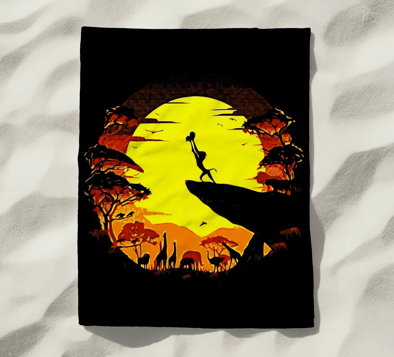 Lion King movie 2 Art beach towel by ontoseno