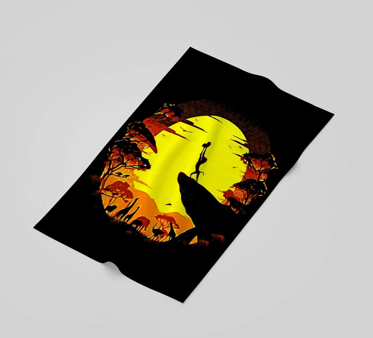 Lion King movie 2 Art beach towel by ontoseno