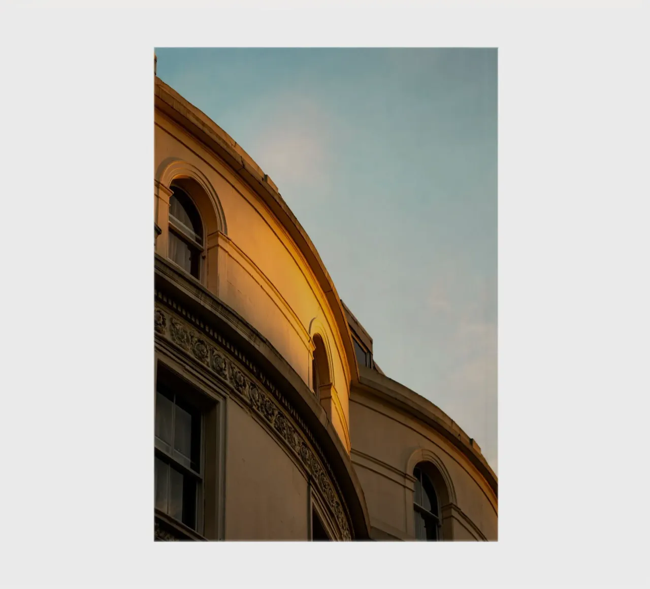 Sunlight on top of the building notebook by Classic