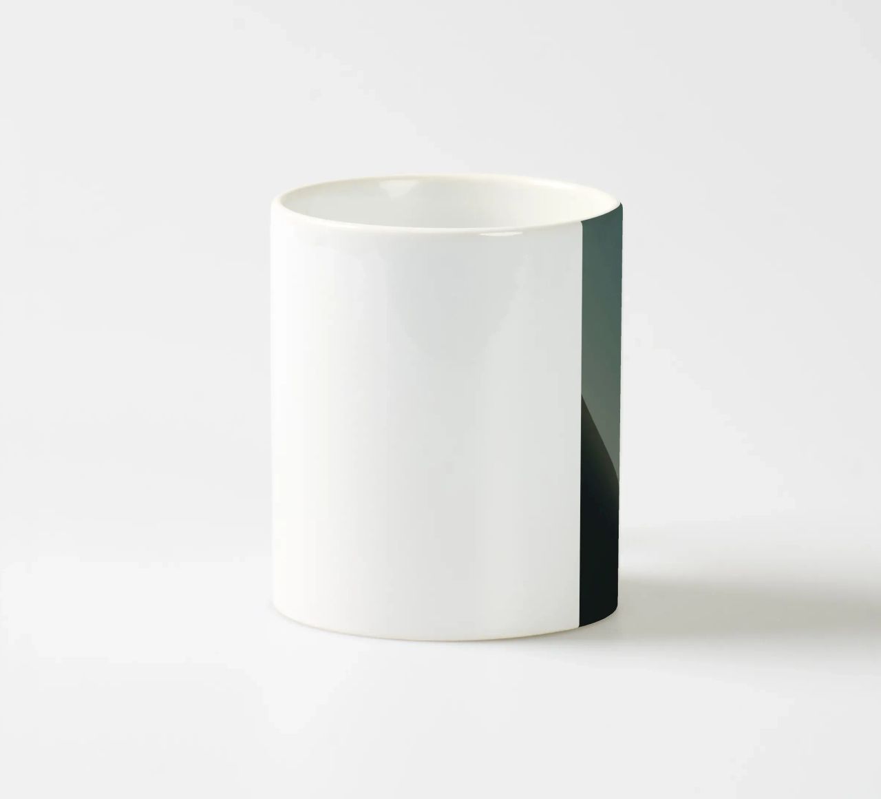 gradiente della curva del cerchio tazza in ceramica da space words