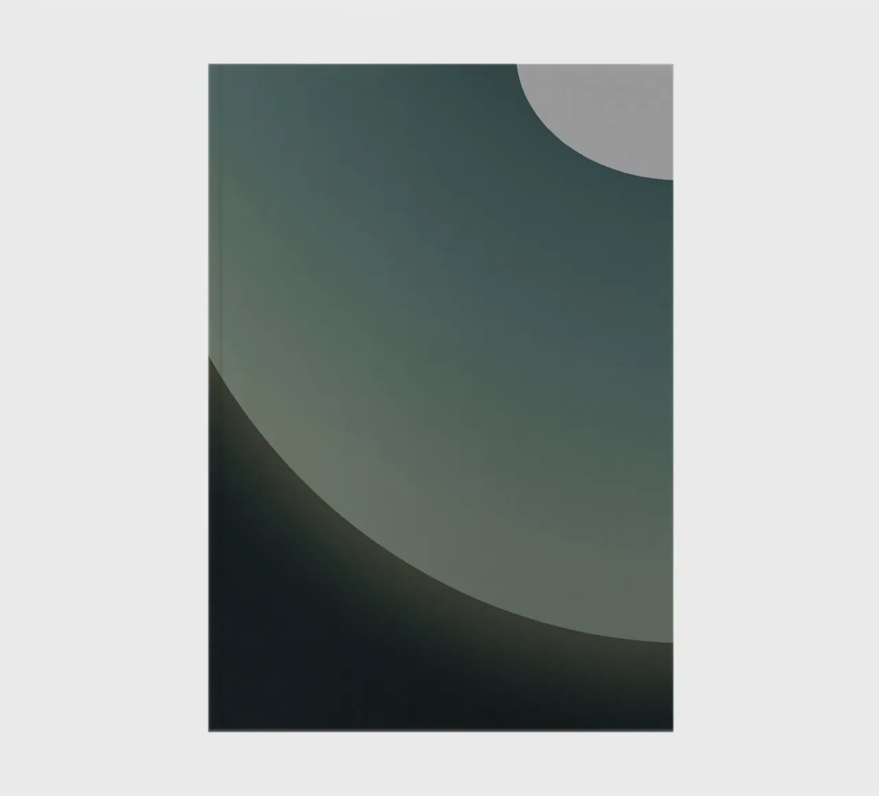 circle curve gradient notebook by space words