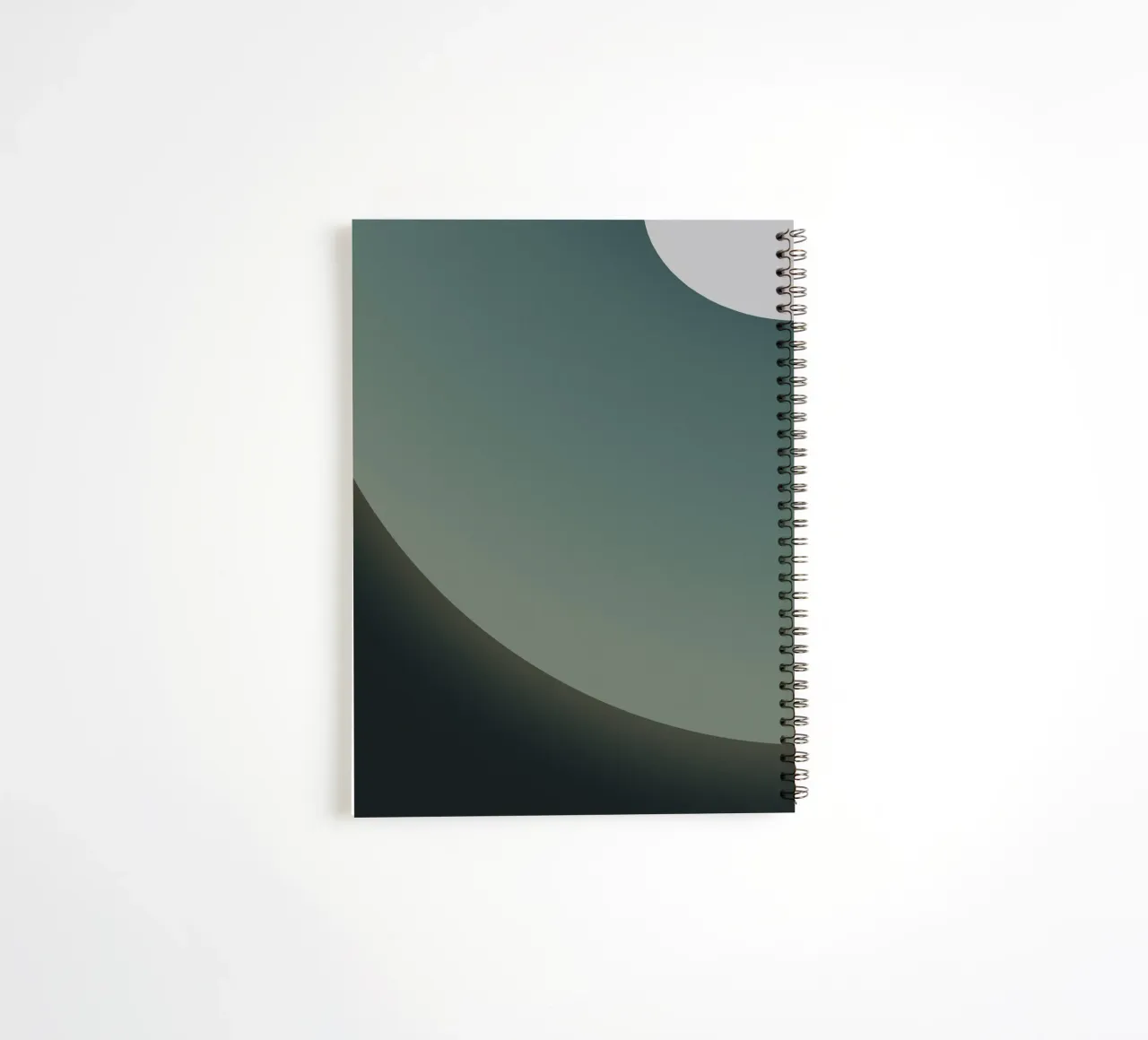 cercle courbe gradient carnet à spirale de space words