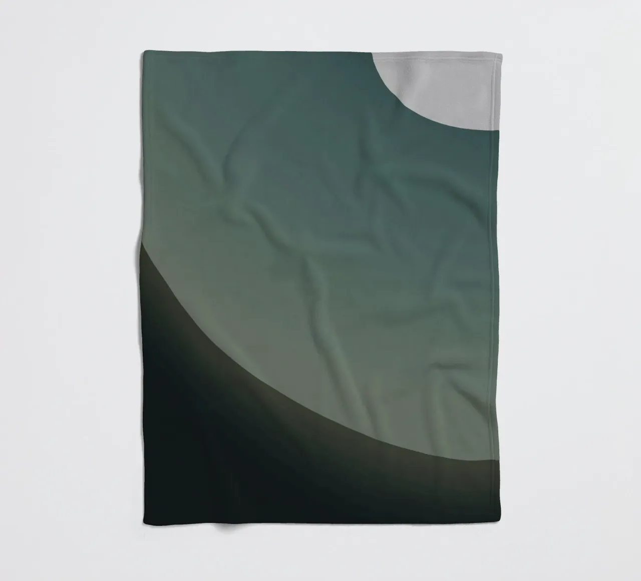 gradiente della curva del cerchio coperta in pile da space words