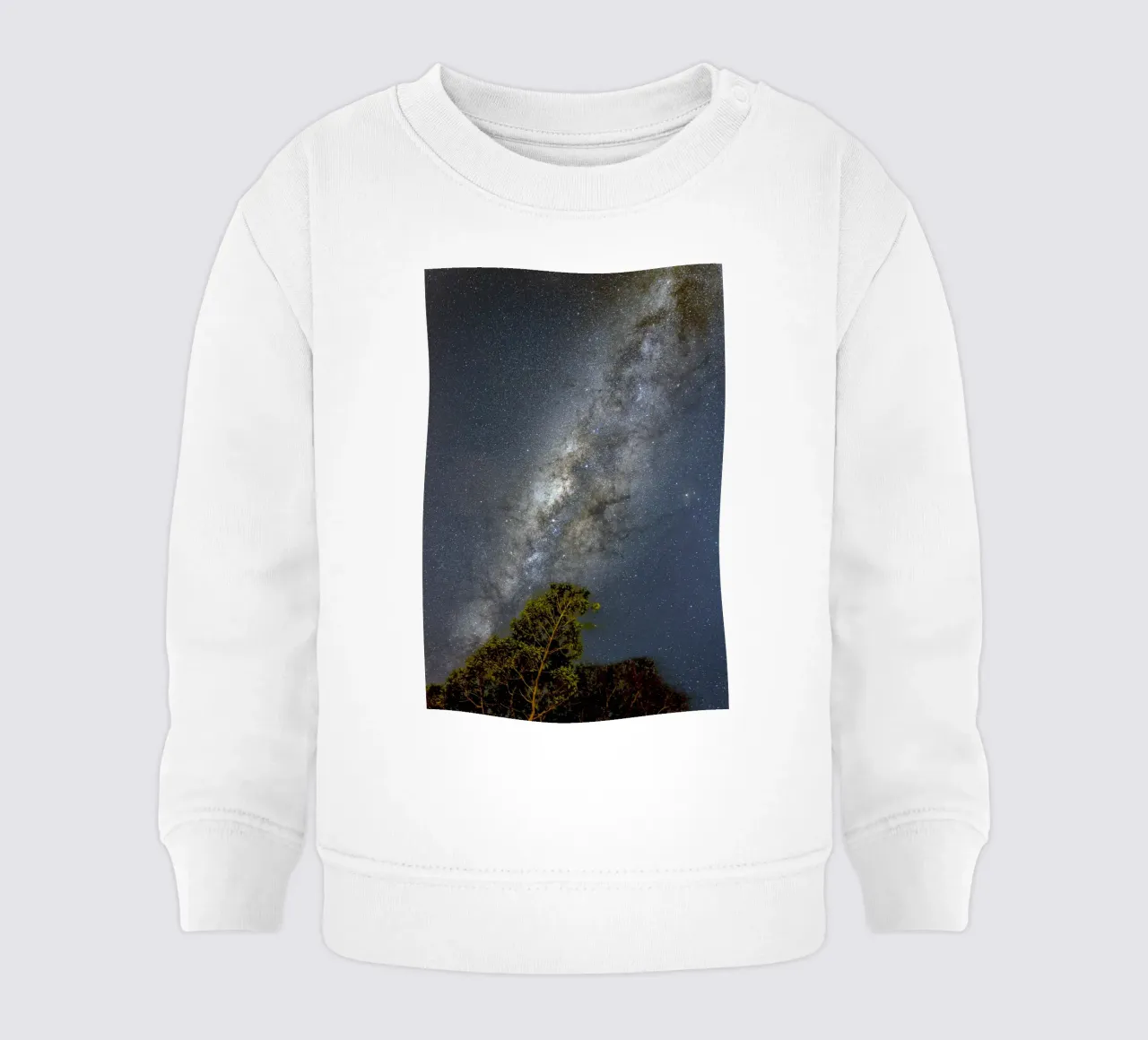 cielo notturno notturno felpa neonato da space words