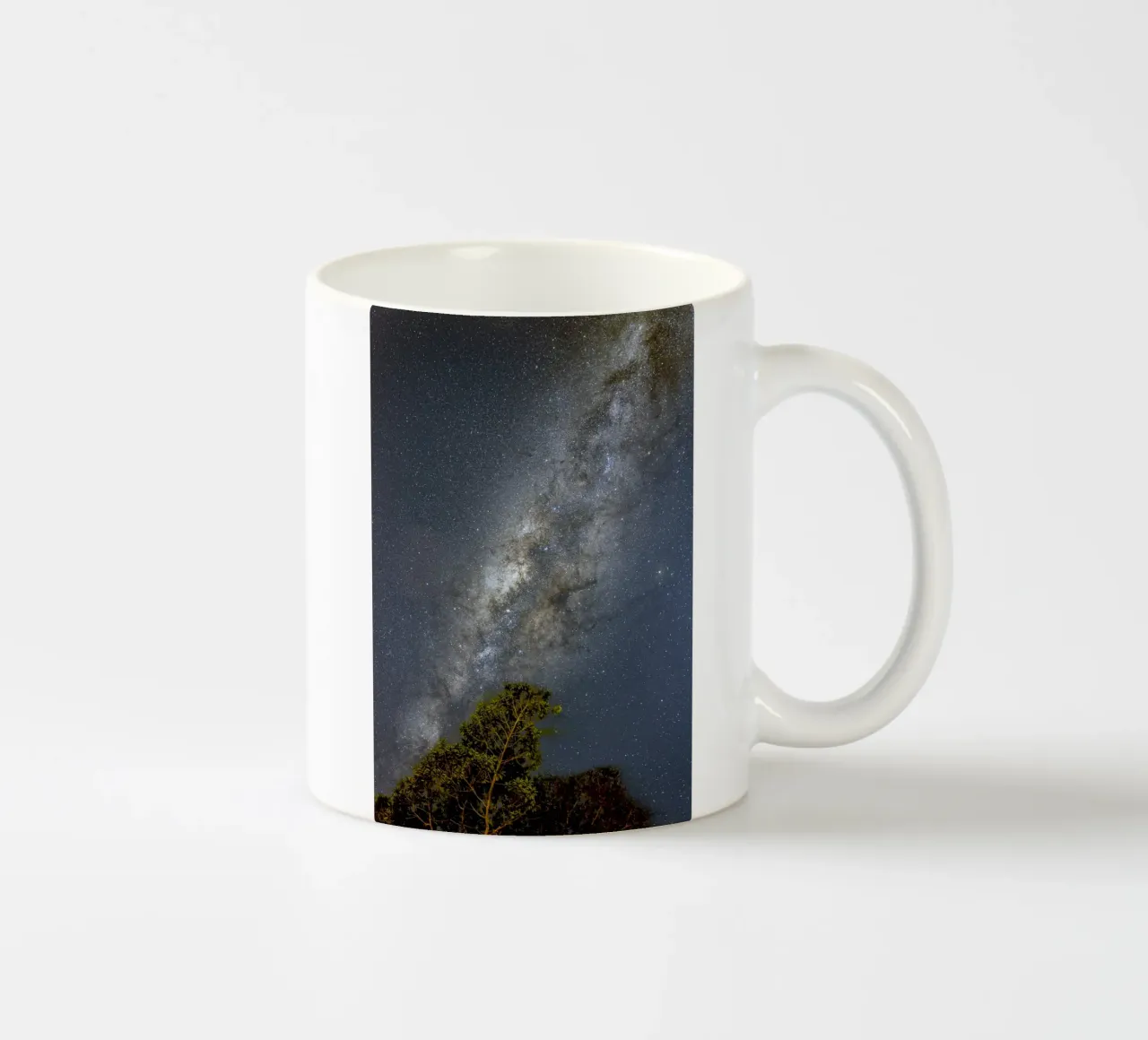 cielo notturno notturno tazza in ceramica da space words