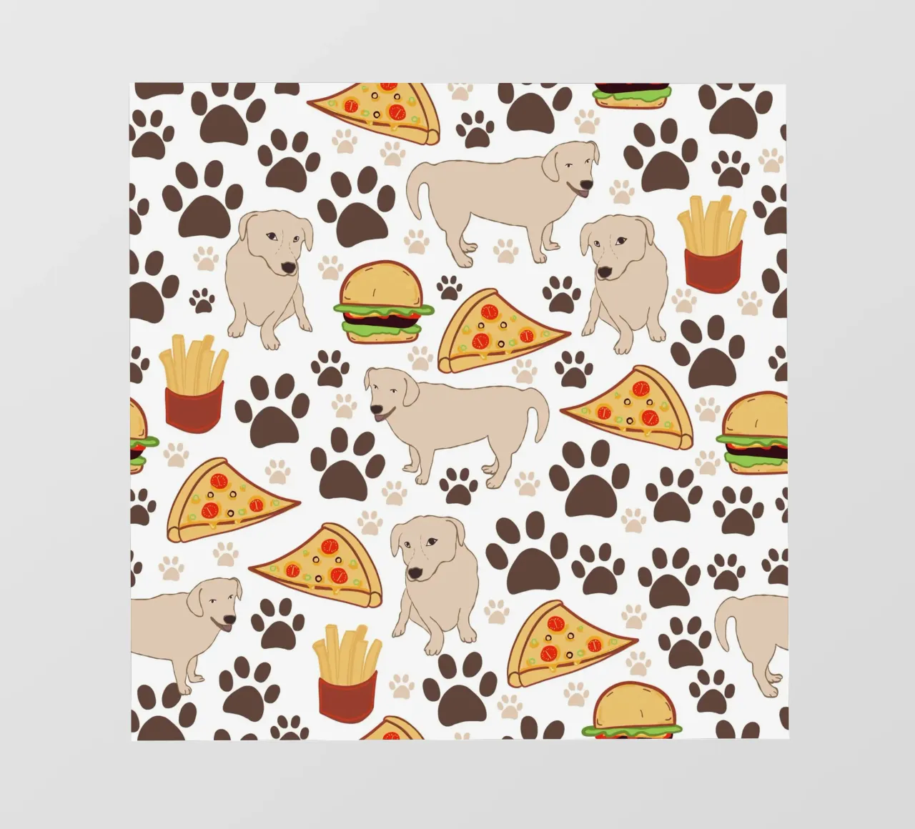 Cane con fast food telo in pvc da gulsengunel
