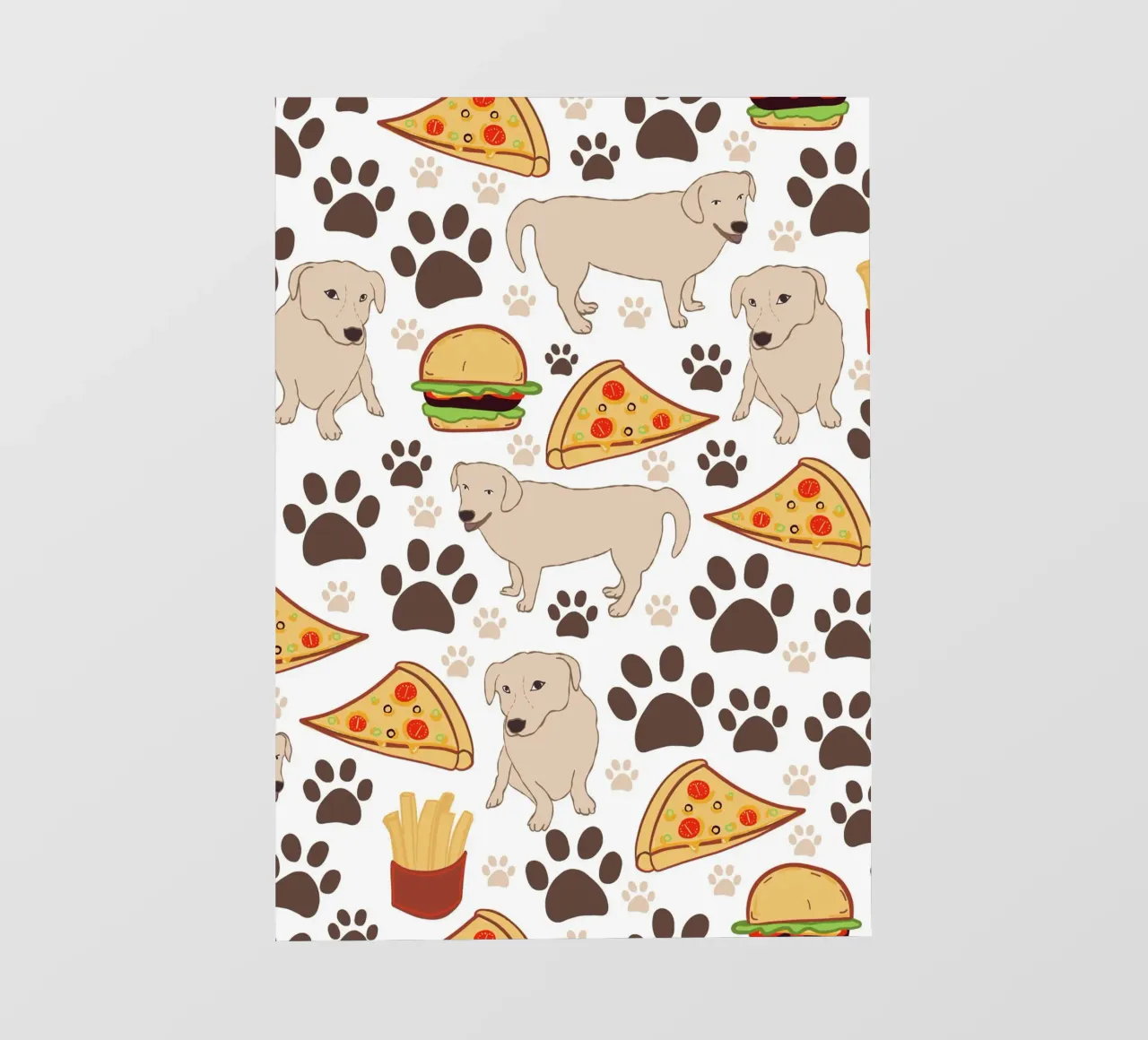 Cane con fast food telo in pvc da gulsengunel