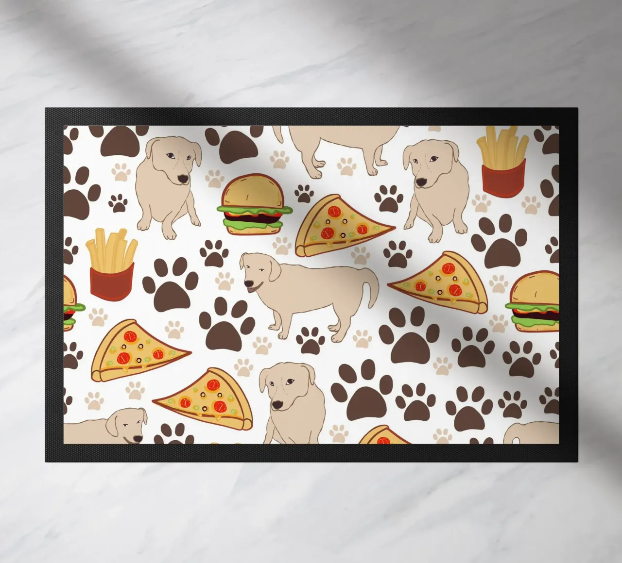 Cane con fast food zerbino da gulsengunel