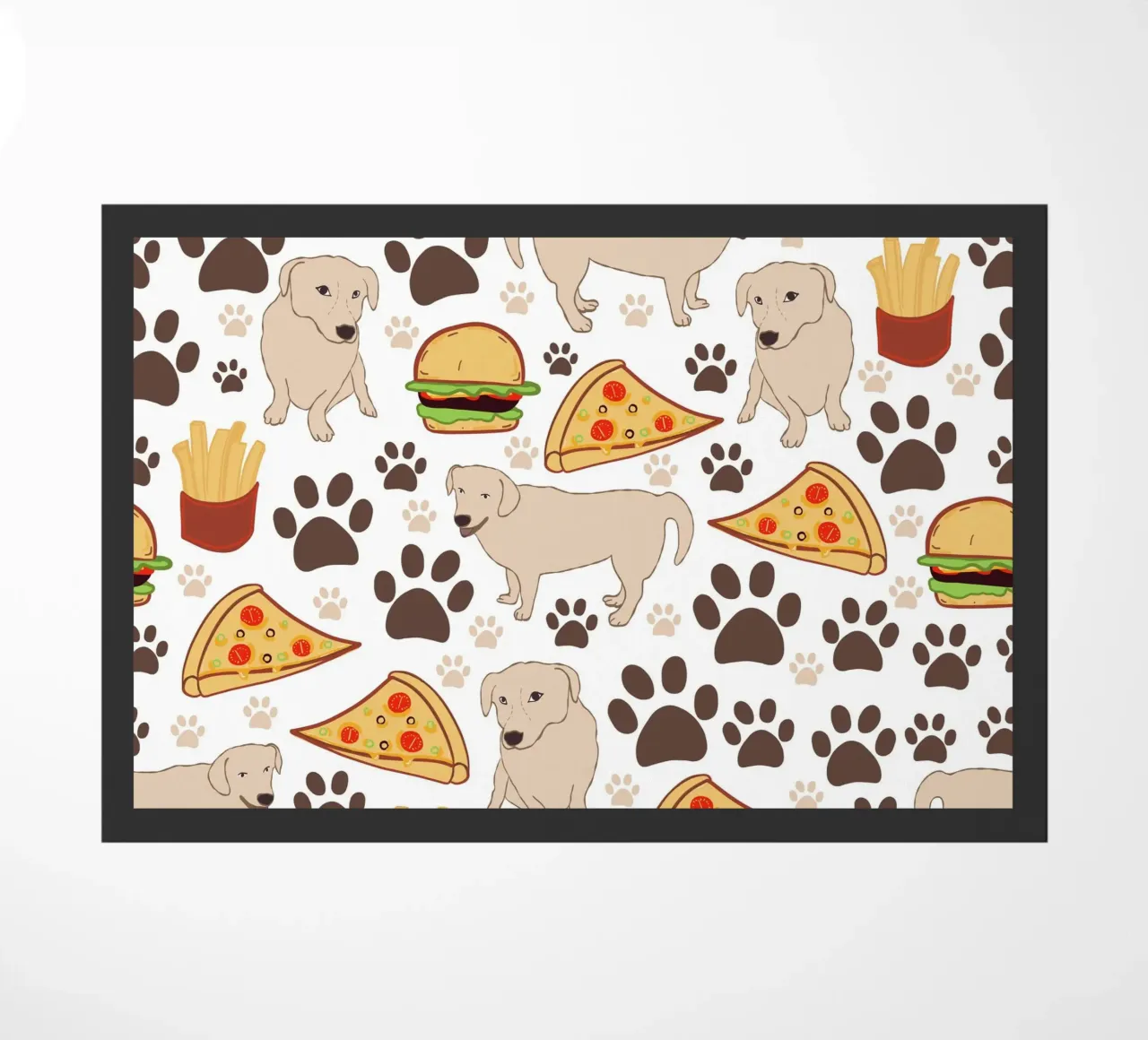 Cane con fast food zerbino da gulsengunel