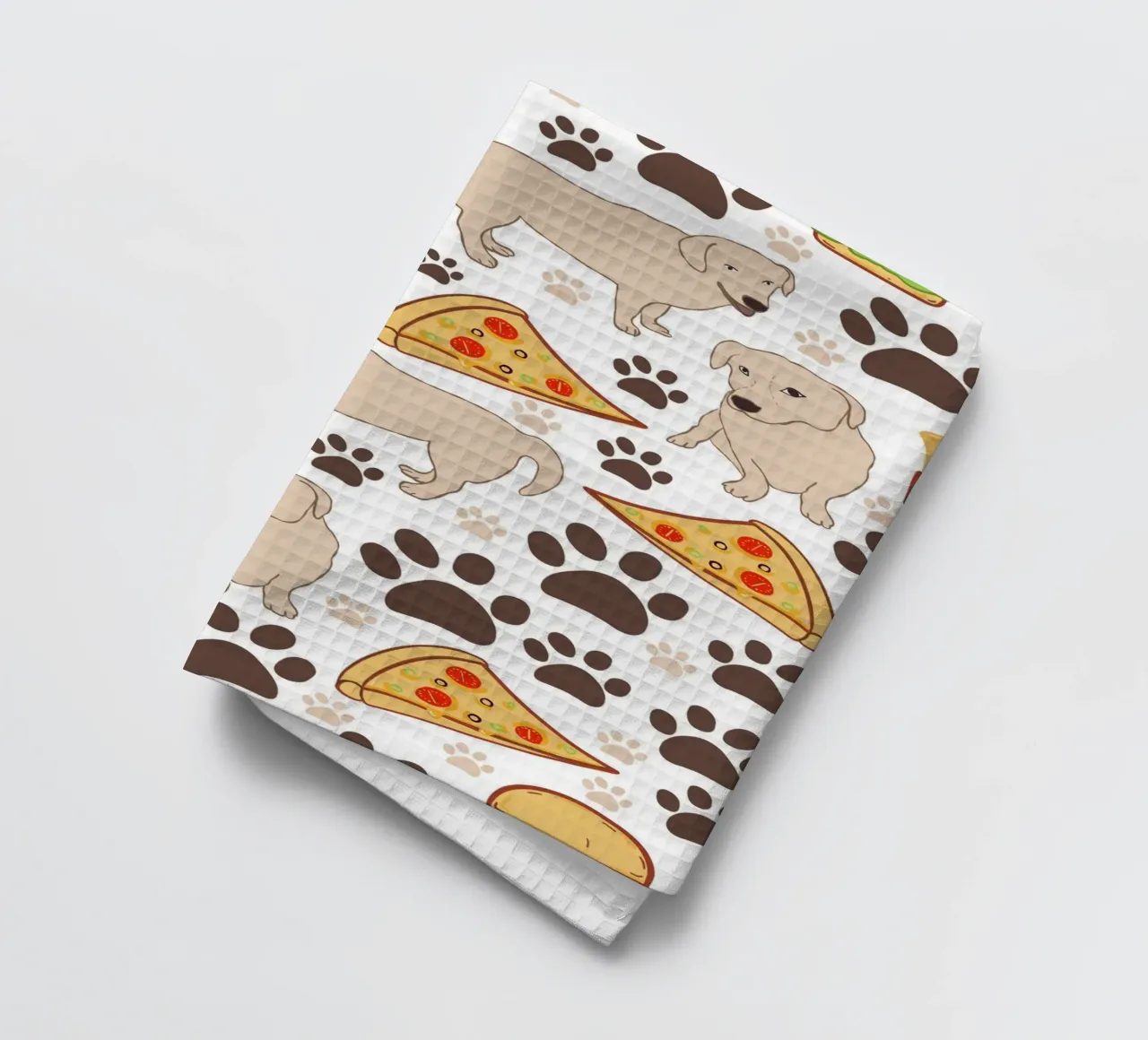 Cane con fast food canovaccio da cucina da gulsengunel