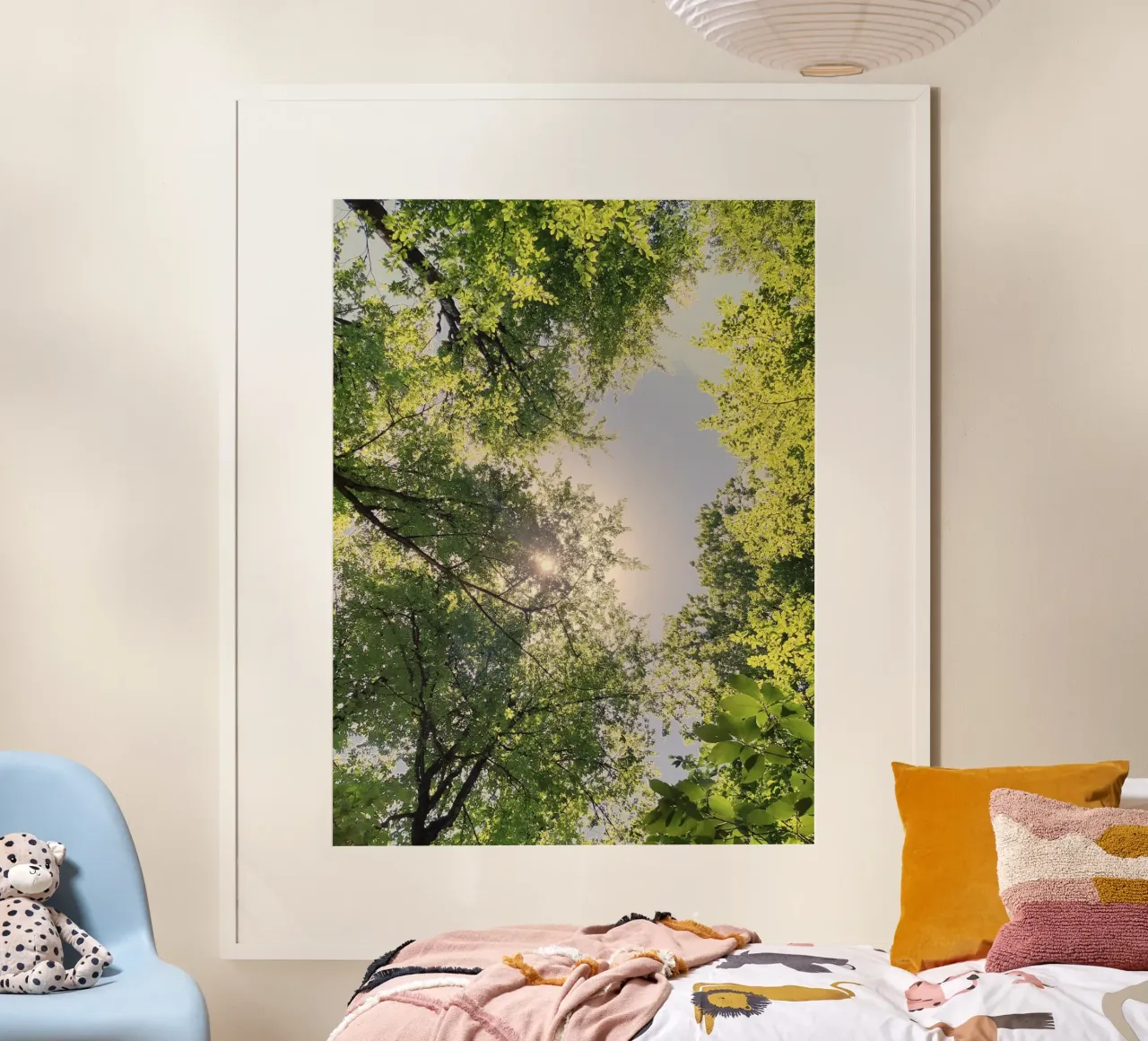 sunlight through trees hahnemühle by space words