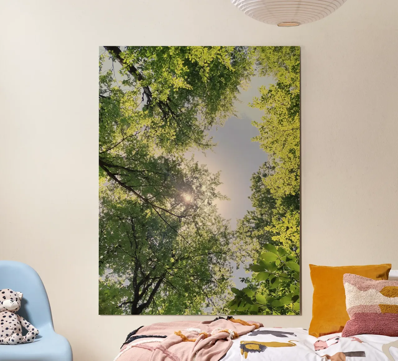 sunlight through trees hahnemühle by space words