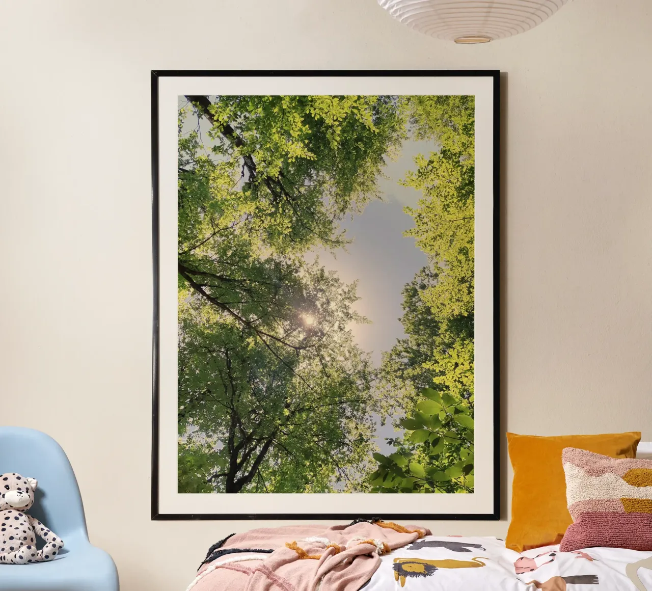 sunlight through trees hahnemühle by space words