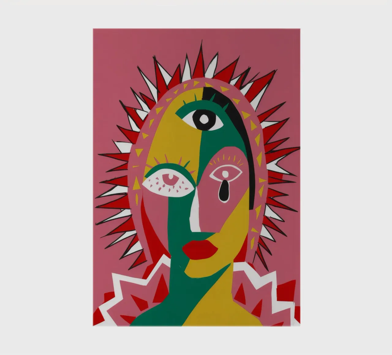 Abstraction du dieu soleil carnet de notes de Peak Delusion