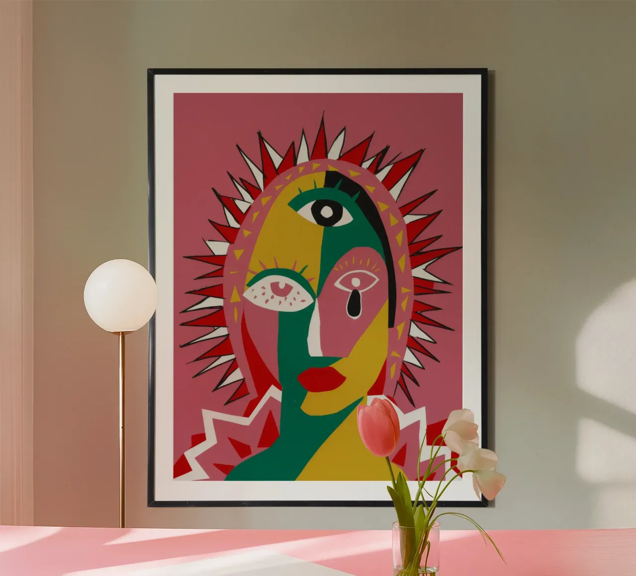 Astrazione del Dio Sole poster da Peak Delusion