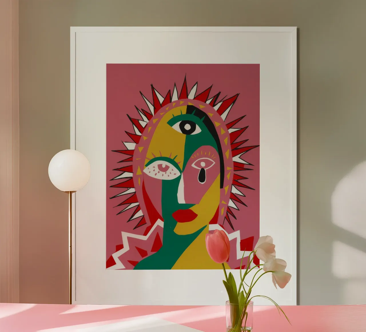 Astrazione del Dio Sole poster da Peak Delusion