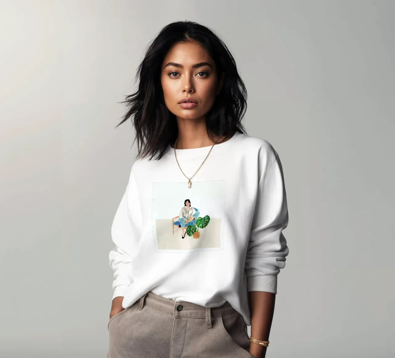 Virgo Sweatshirt von Laura Page