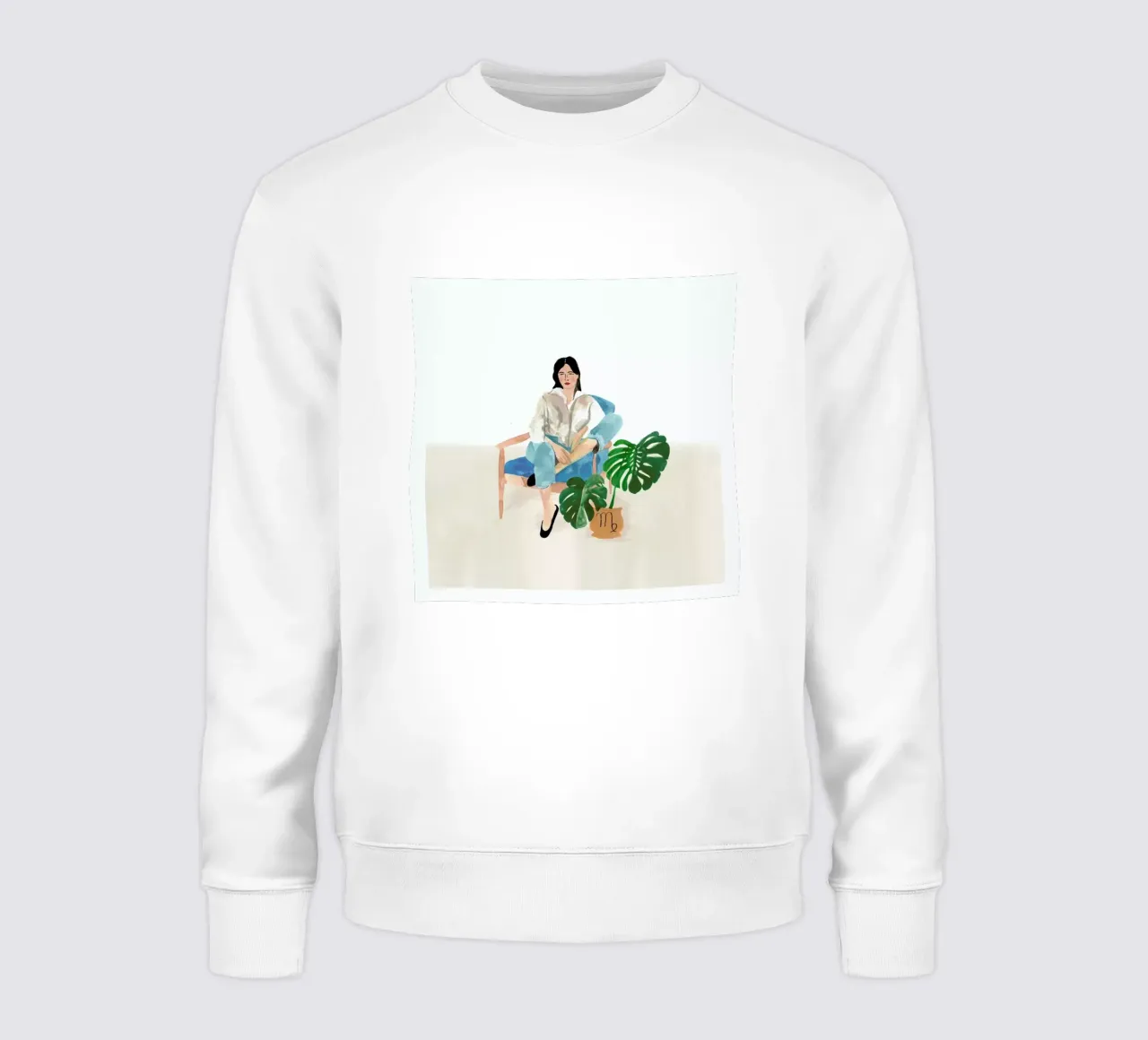 Virgo Sweatshirt von Laura Page